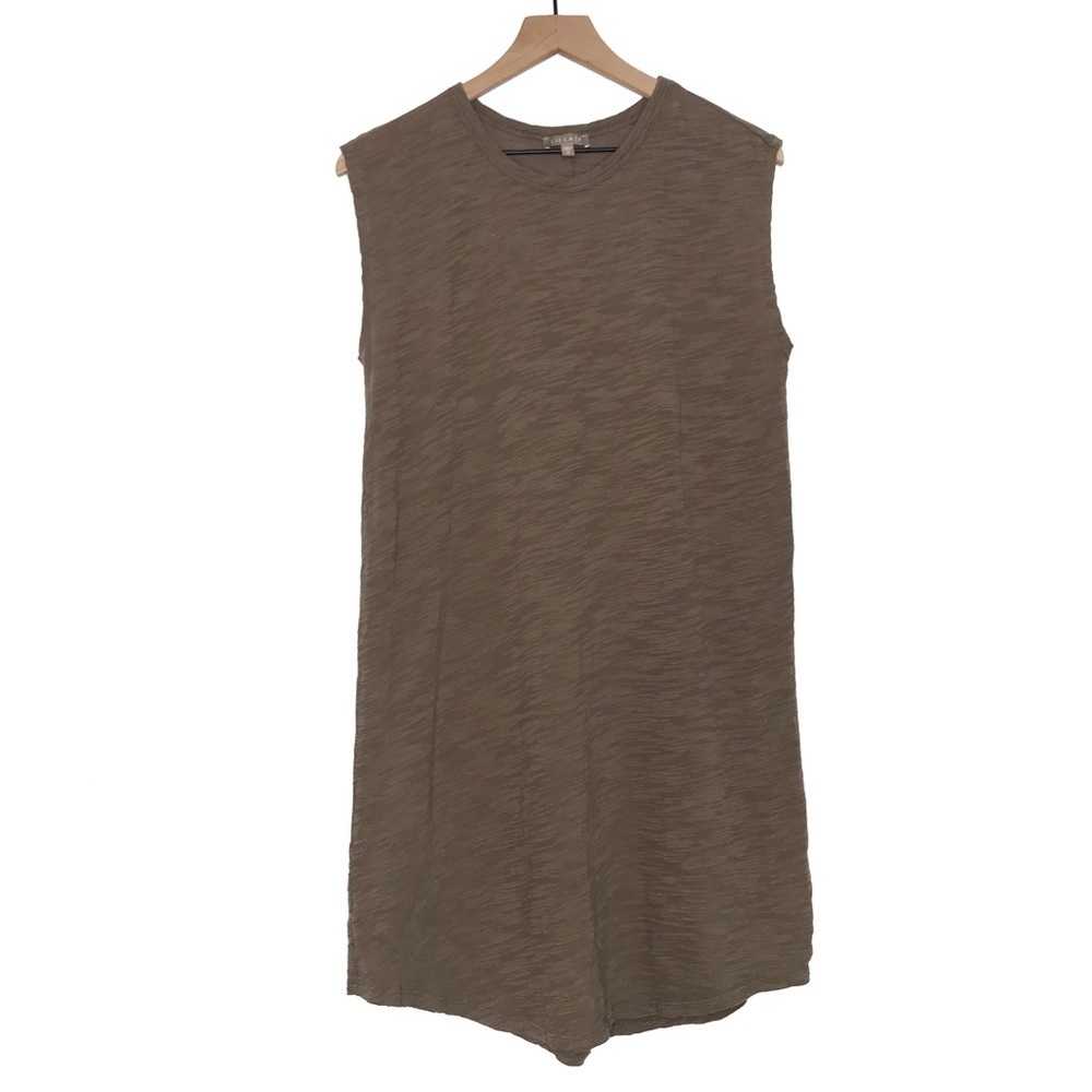 LILLA P Sleeveless Tank Shift Cotton Dress M